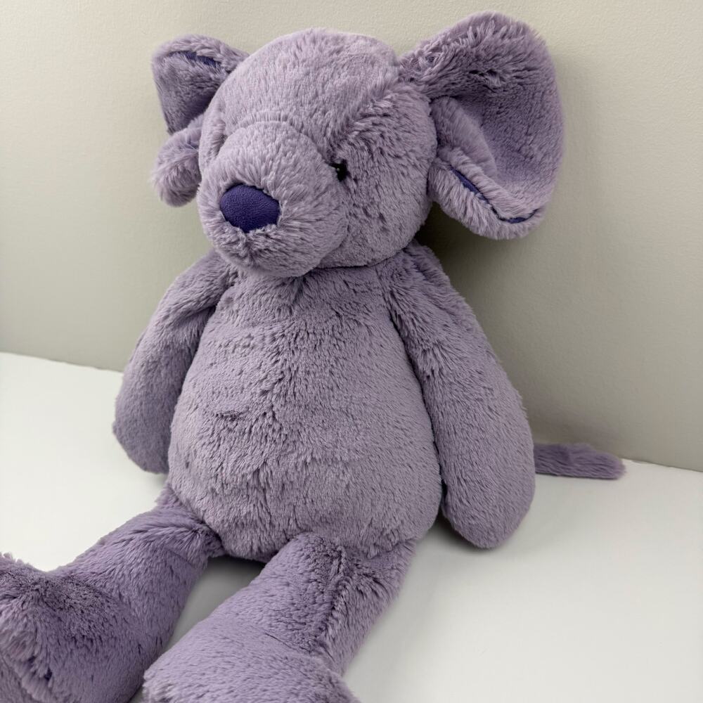 Jellycat Purple Piper Mouse, HTF Retired - Picture 4 of 13